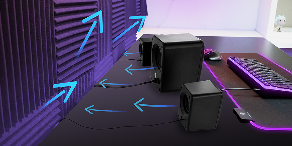 SYSTÈME DE HAUT-PARLEURS INVERSÉS 3D SURROUND