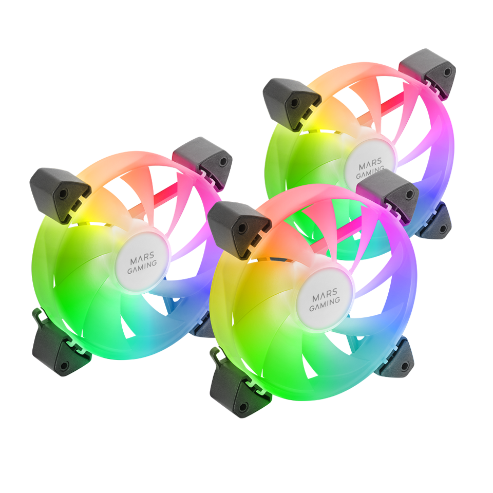 KIT VENTILATEURS ARGB MF-3A