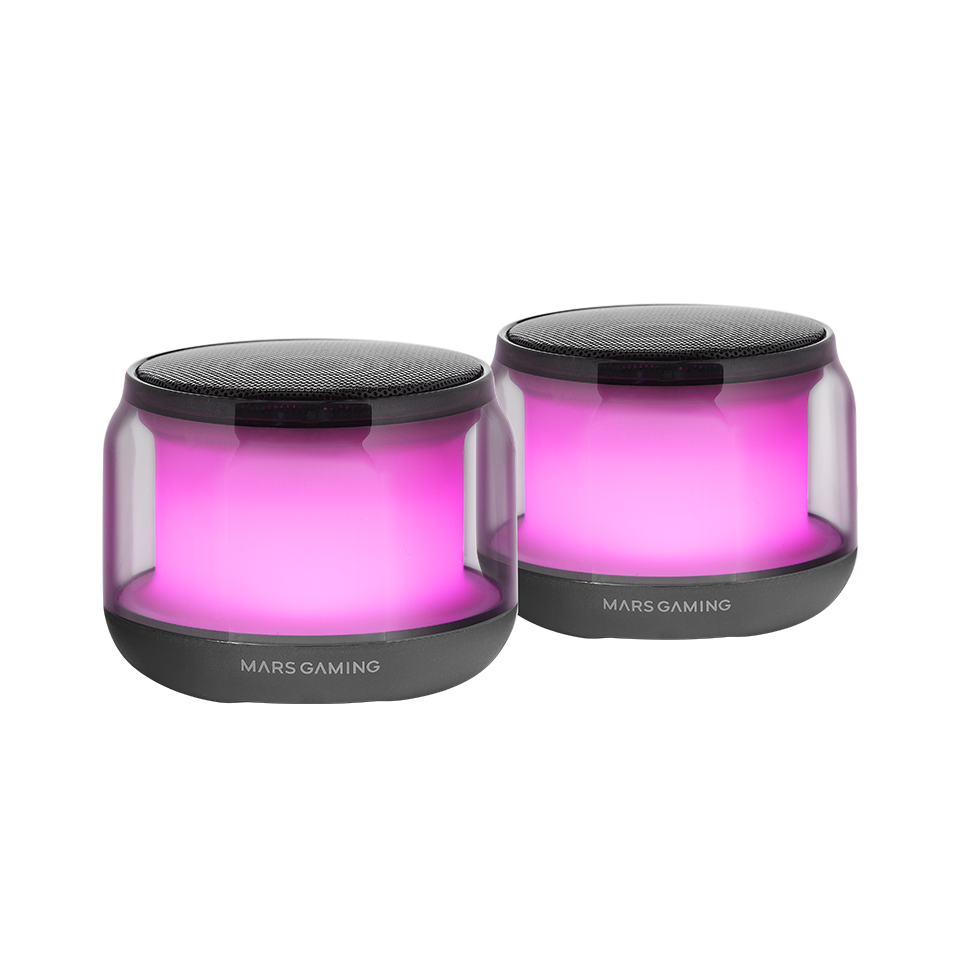 ENCEINTES BLUETOOTH RGB MS-AURA